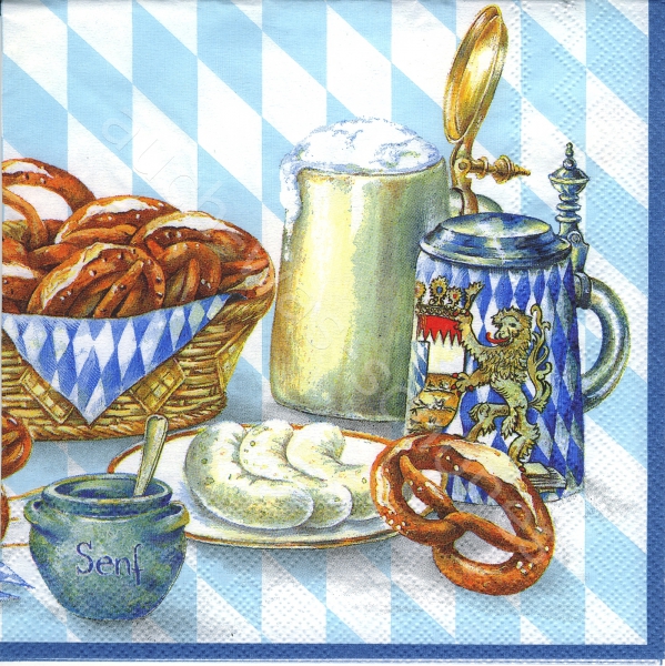 Servietten shop, basteln sammeln - Serviette - bayrische Brotzeit ...