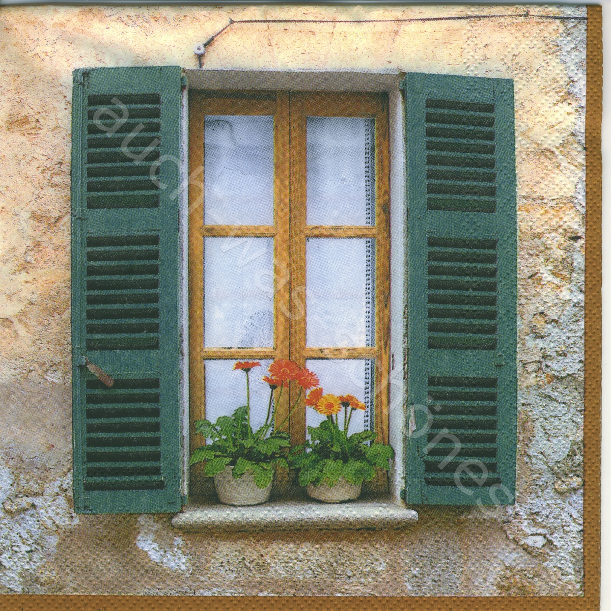 Servietten shop, basteln sammeln Serviette Fenster mit